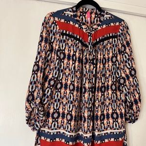 Anthropologie Plenty by Tracy Reese Colorful Top L